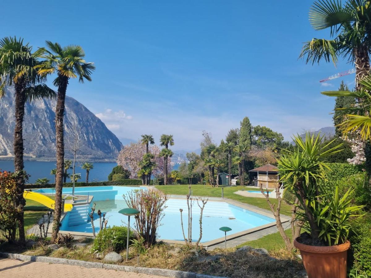 Lake Apartment 4 Bissone Zewnętrze zdjęcie