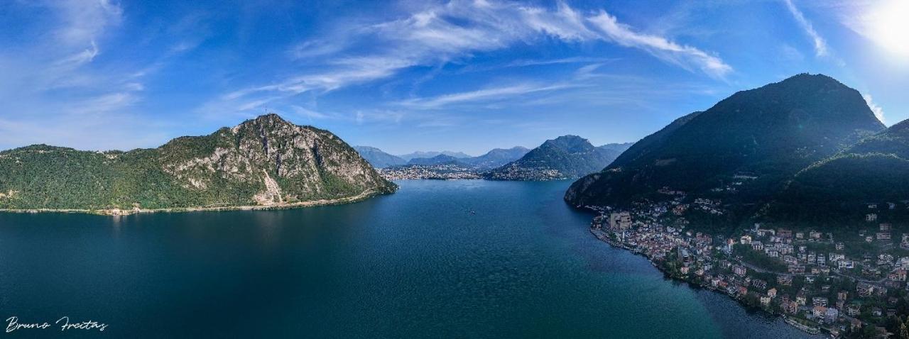 Lake Apartment 4 Bissone Zewnętrze zdjęcie